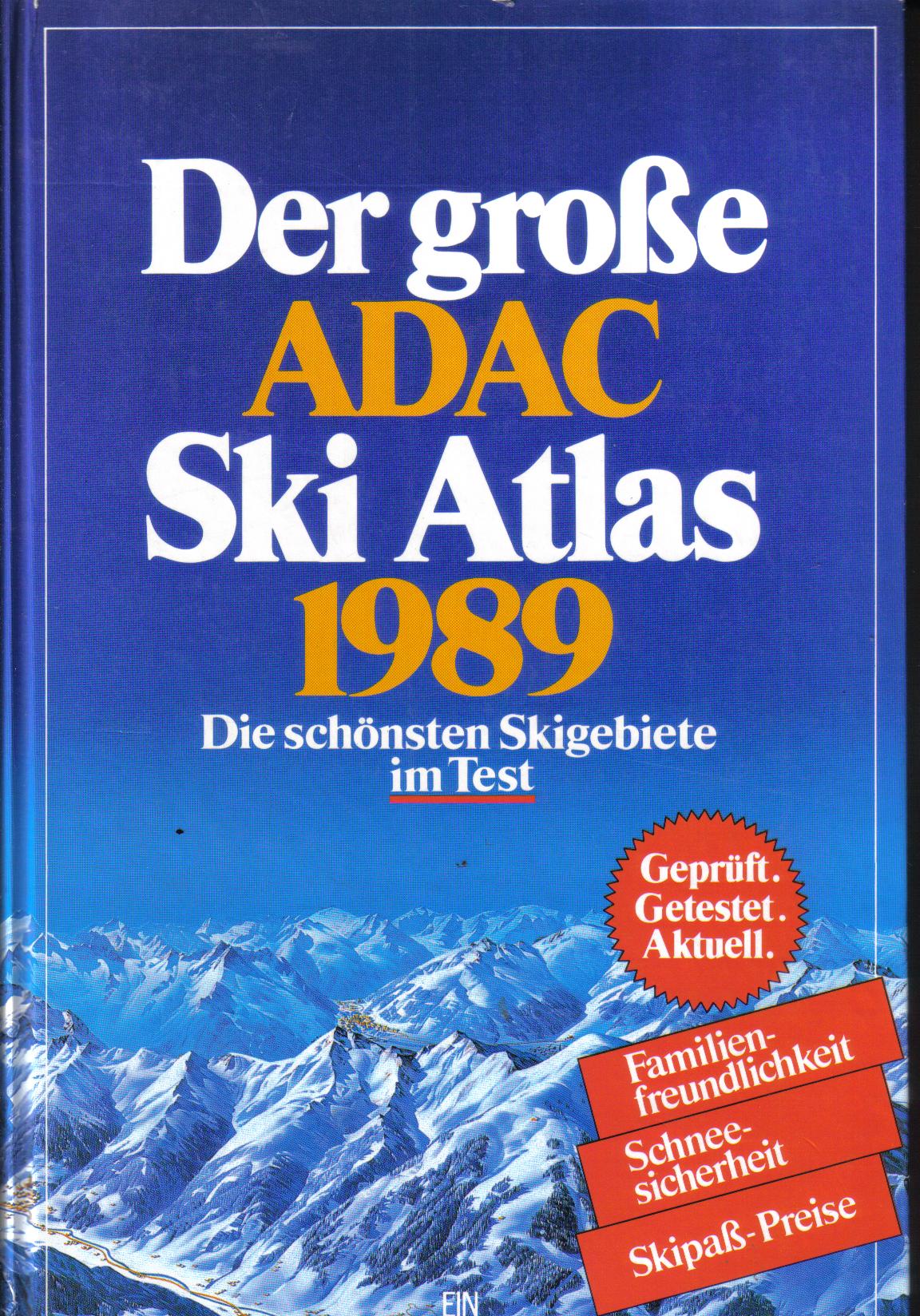Der grosse ADAC Ski Atlas  1989