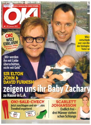 OK ! 4/2011 zeigen uns ihr Baby Zachary