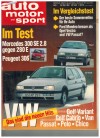 auto motor und sport Heft 7  26.Maerz 1993