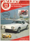 MARKT fuer klassische Automobile und Motorraeder  Heft 5  Mai 1987