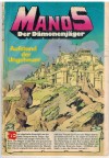 MANOS - Der Daemonenjaeger Heft Nr. ??? Aufstand der Ungeheuer