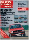 auto motor und sport Heft 22  24. Oktober 1979
