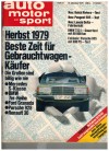 auto motor und sport Heft 21  10. Oktober 1979