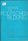 Beitraege zur politischen Bildung IV/80