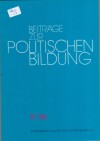 Beitraege zur politischen Bildung II/86