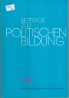 Beitraege zur politischen Bildung I/82