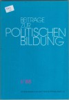 Beitraege zur politischen Bildung I/88