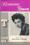 Ramona Roman Heft Nummer 90  Reise ohne Hoffnung  MARGOT BEHRENS