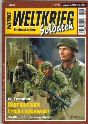 WELTKRIEG Soldaten  Nr. 8  Oberleutnant Erich Lepkowski W. FRANKEN