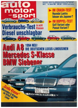Auto Motor und Sport Heft 2  14. Januar 1994