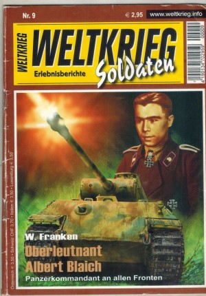 WELTKRIEG Soldaten  Nr. 9  Oberleutnant Albert Blaich W. FRANKEN