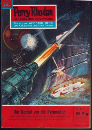Perry Rhodan Nr. 214 Der Kampf um die Pyramiden Kurt Mahr
