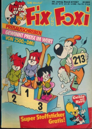 Fix und Foxi Nr. 4/1987 Der unsichtbare Dieb
