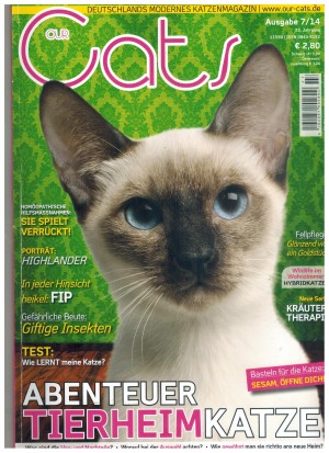 our Cats Ausgabe  7/2014 Abenteuer Tierheimkatze
