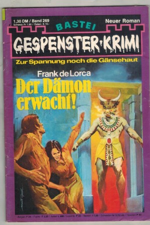 Gespenster Krimi Band  269 Der Daemon erwacht FRANK DELORCA