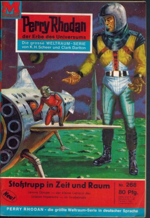 Perry Rhodan Nr. 268 Strosstrupp in Zeit und Raum Clark Darlton