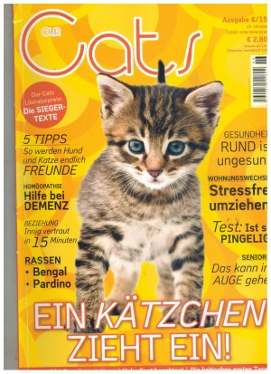 our Cats Ausgabe 6/2015 Ein Kaetzchen zieht ein