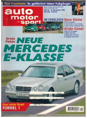 Auto Motor und Sport Heft 24/1994  Neue Mercedes E-Klasse