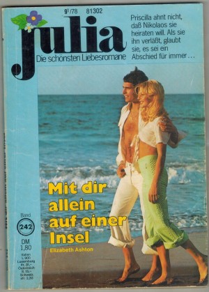 Julia Band 242 Mit Dir allein auf einer Insel   ELIZABETH ASHTON