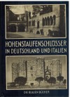 Die Blauen Buecher Hohenstaufenschloesser in Deutschland und Italien Leo Bruhns