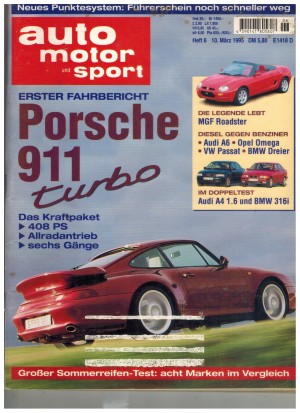 auto motor und sport  Heft 6 / 10. Maerz  1995