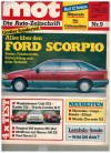 mot 9/1985 Alles ueber den Ford Scorpio