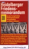 Heidelberger Friedensmemorandum  Aus der Evangelischen StudiengemeinschaftKlaus von Schubert