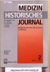Medizin historisches Journal Band 342 - 1999Kuemmel / Schoelmerich / Troehler / Weisser