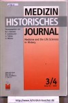 Medizin historisches JournalBand 33 - 3/4 - 1998Kuemmel / Schoelmerich / Troehler / Weisser