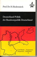Deutschland Politik der BRD Prof.Dr.H.Bodensieck
