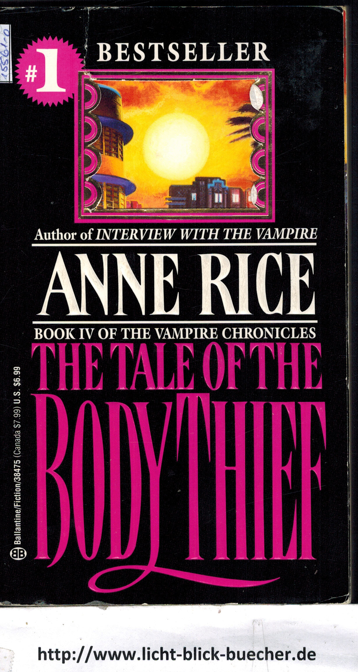 The Tale of Body ThiefAnne Rice