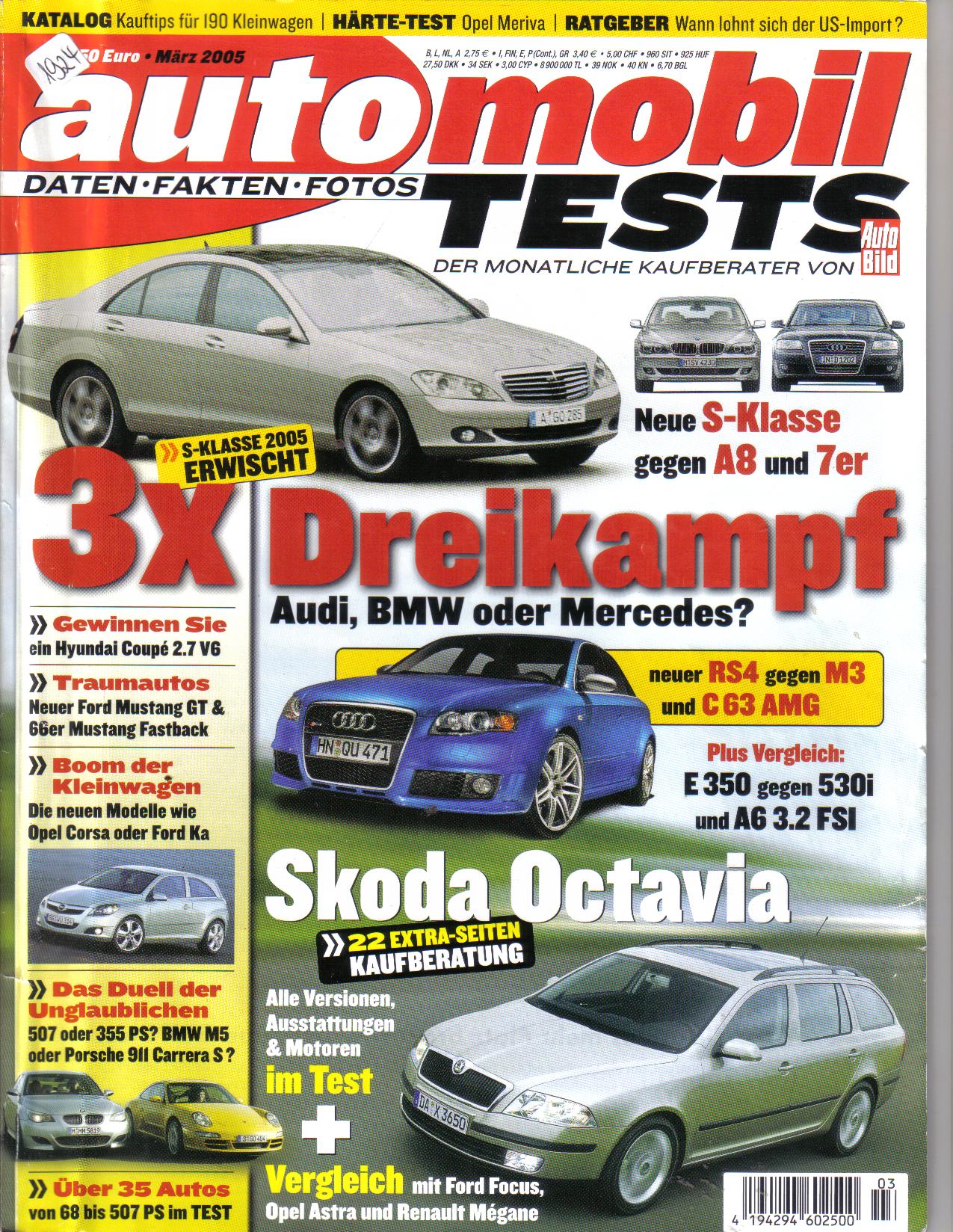 automobiltests  ( daten fakten fotos )Maerz 2005