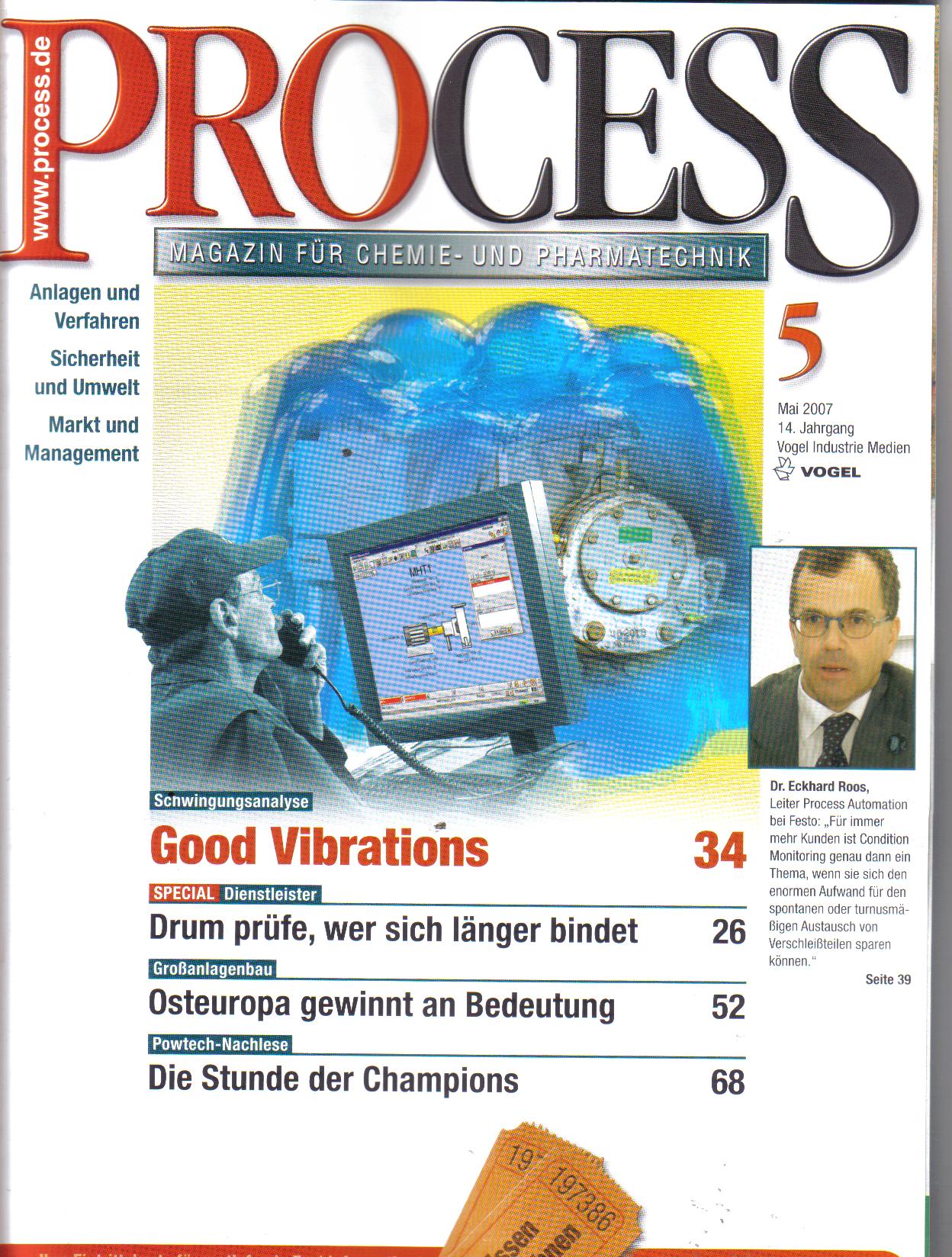 Process Magazin fuer Chemie und Pharmatechnik Mai 07