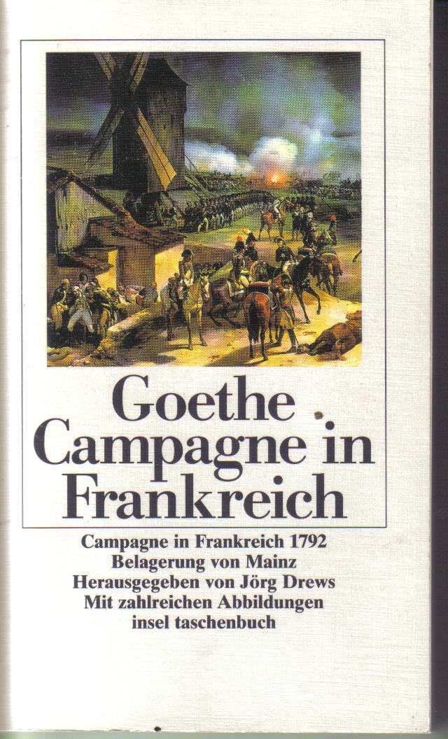 Goethe Campagne in Frankreichinsel Taschenbuch