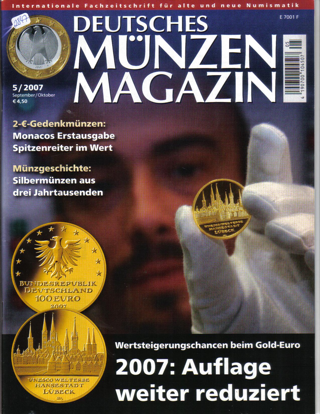 Deutsche Muenzenmagazin  September / Oktober 2007