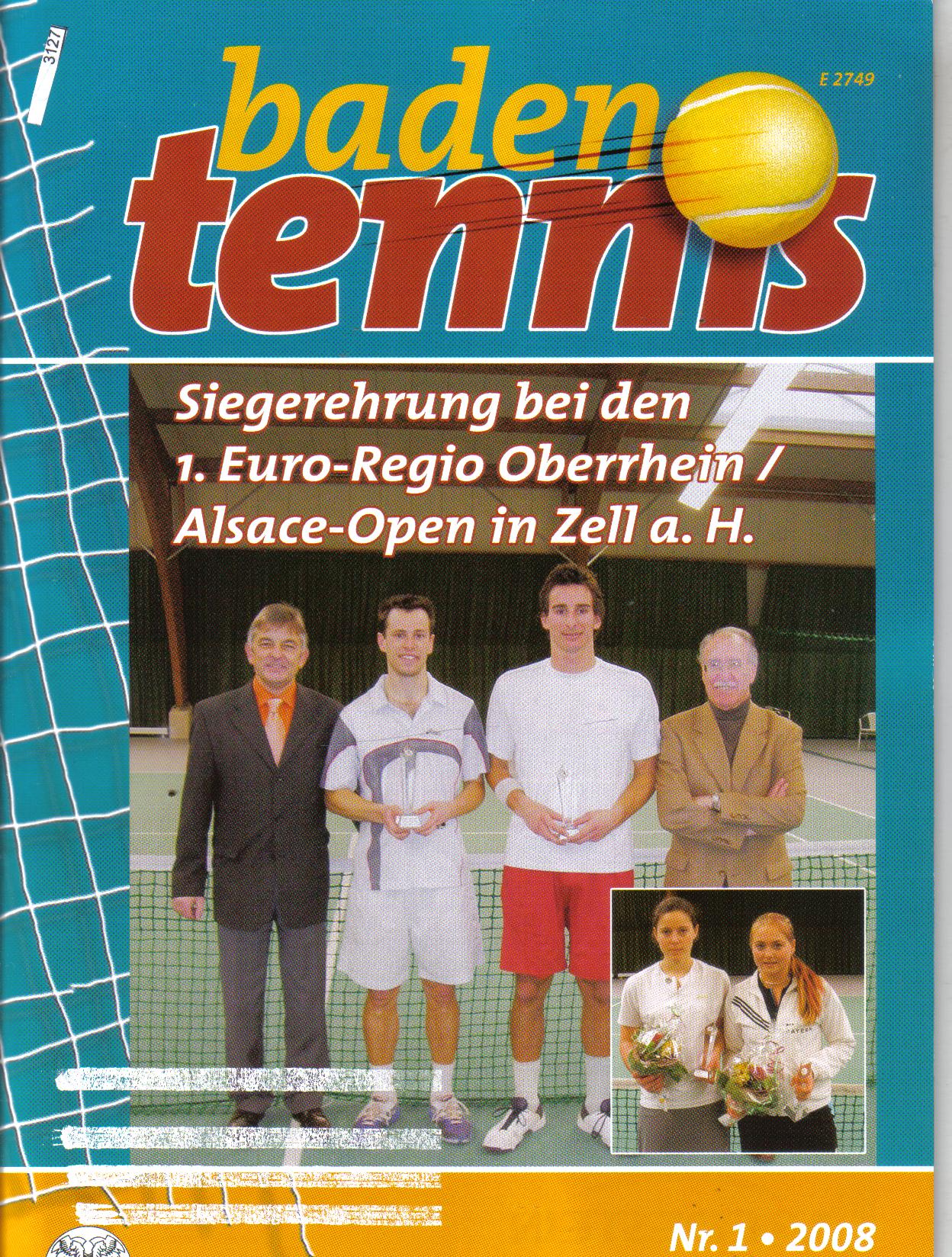 baden.. tennis  Zeitschrift  Nr 1  / 2008