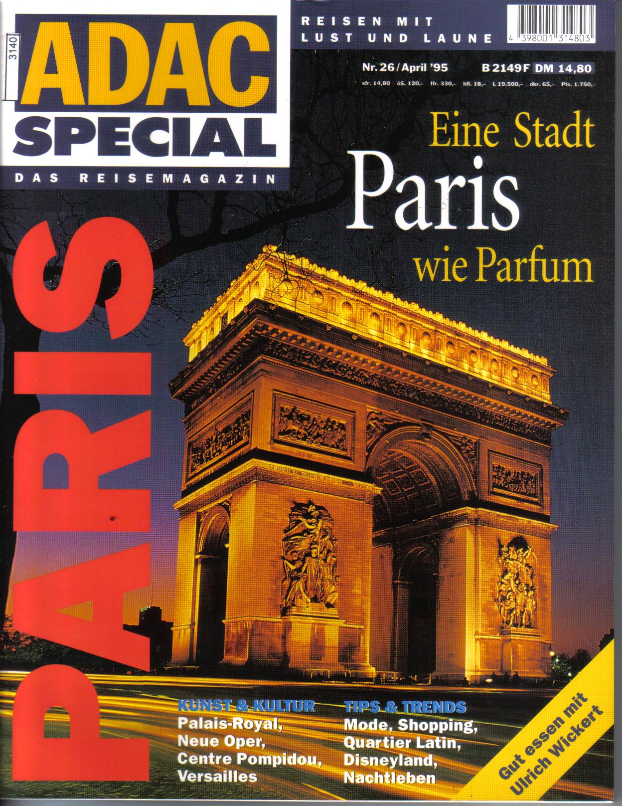 ADAC  Special Das Reisemagazin   Paris