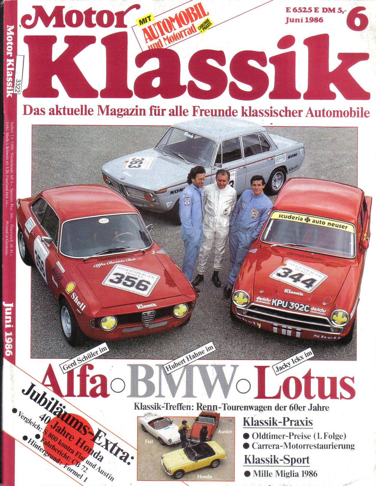Motor Klassik  06/86