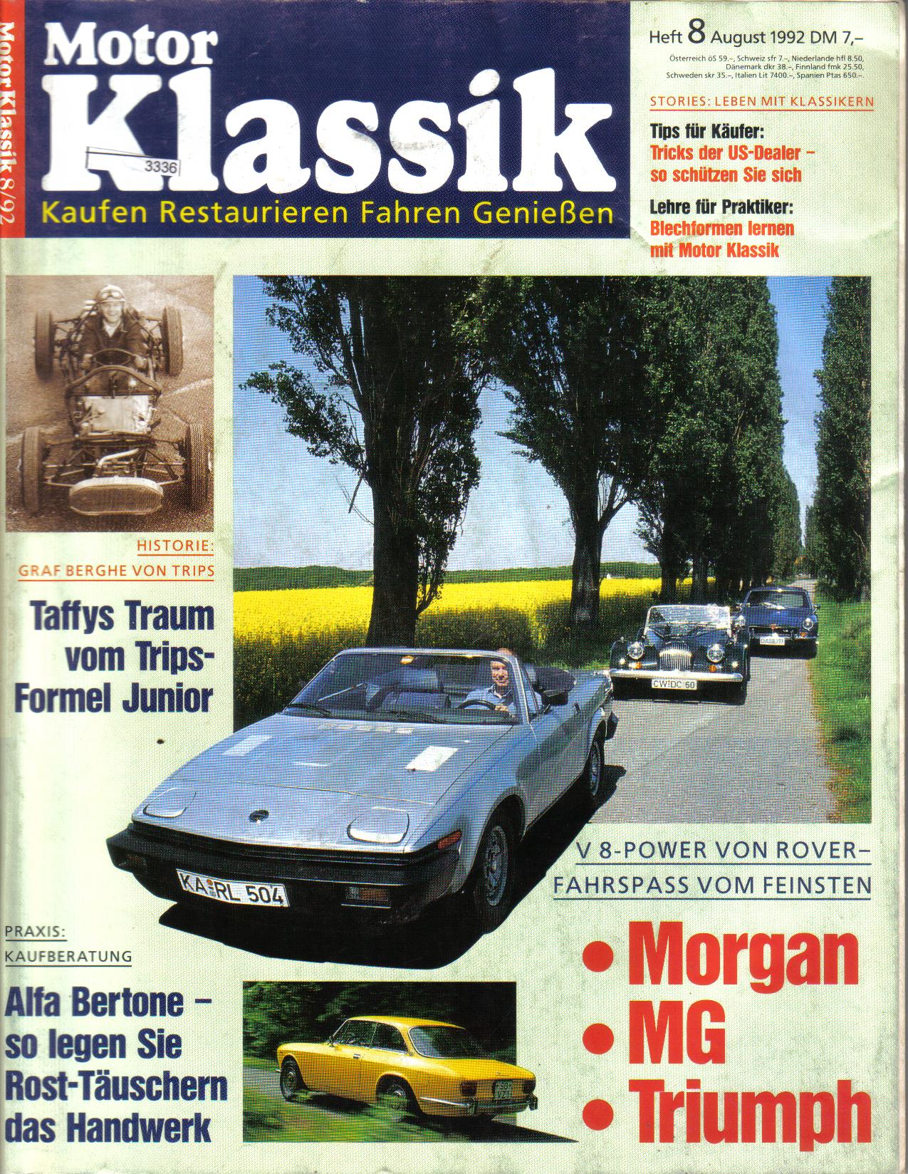 Motor Klassik  08/92