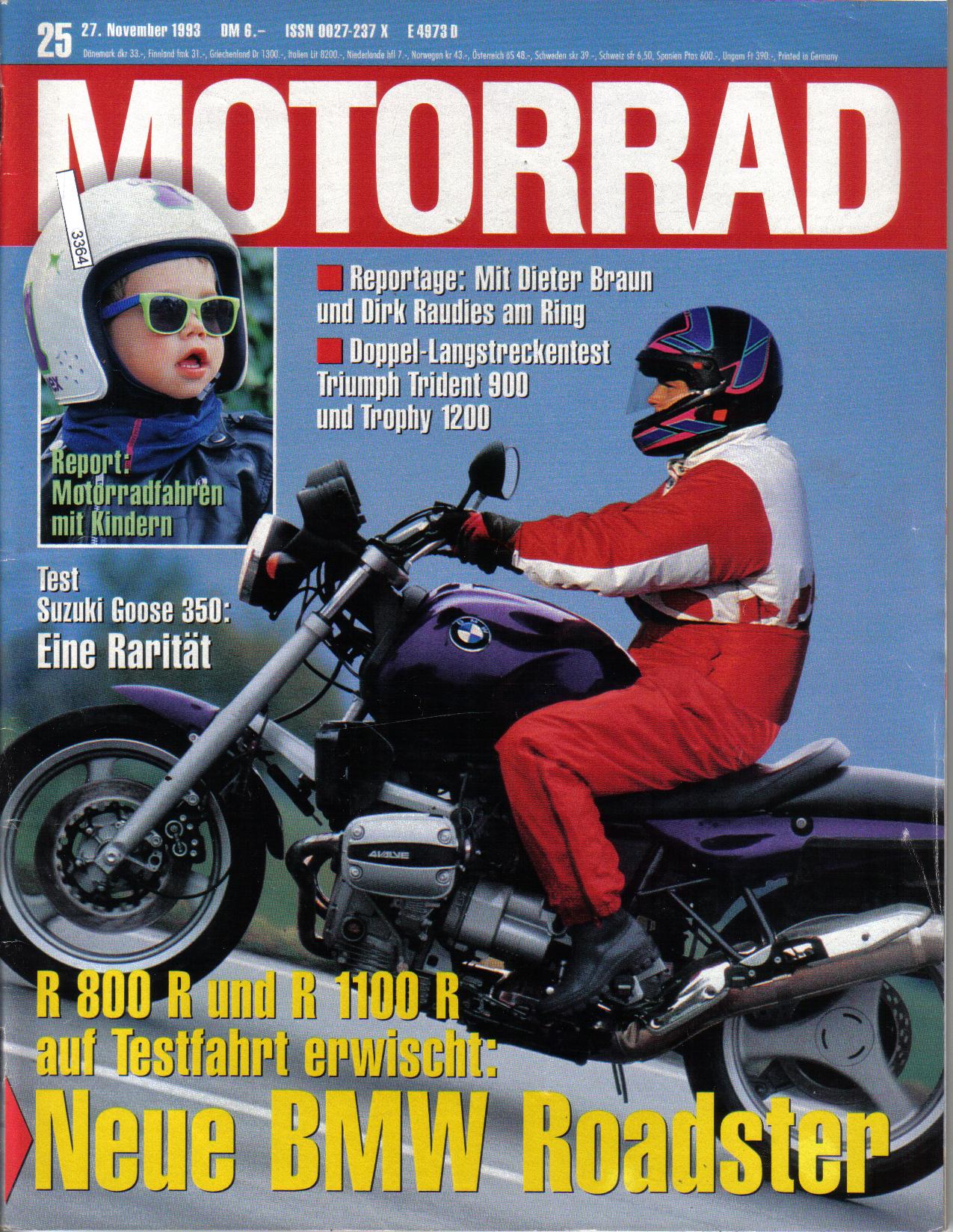 Motorrad Nr 25  27 November 1993