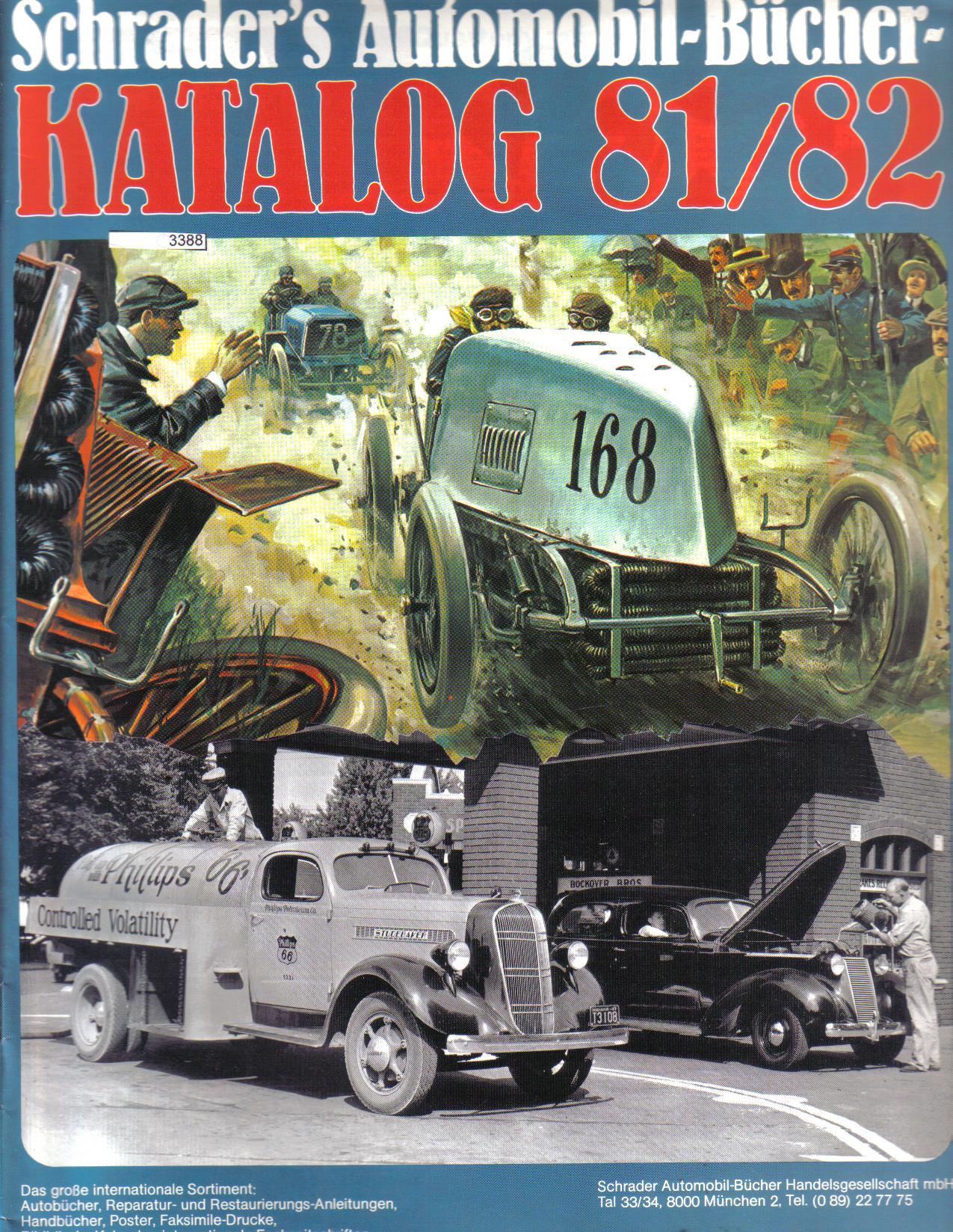 Schrader  Automobil- Buecher  Katalog 81/82