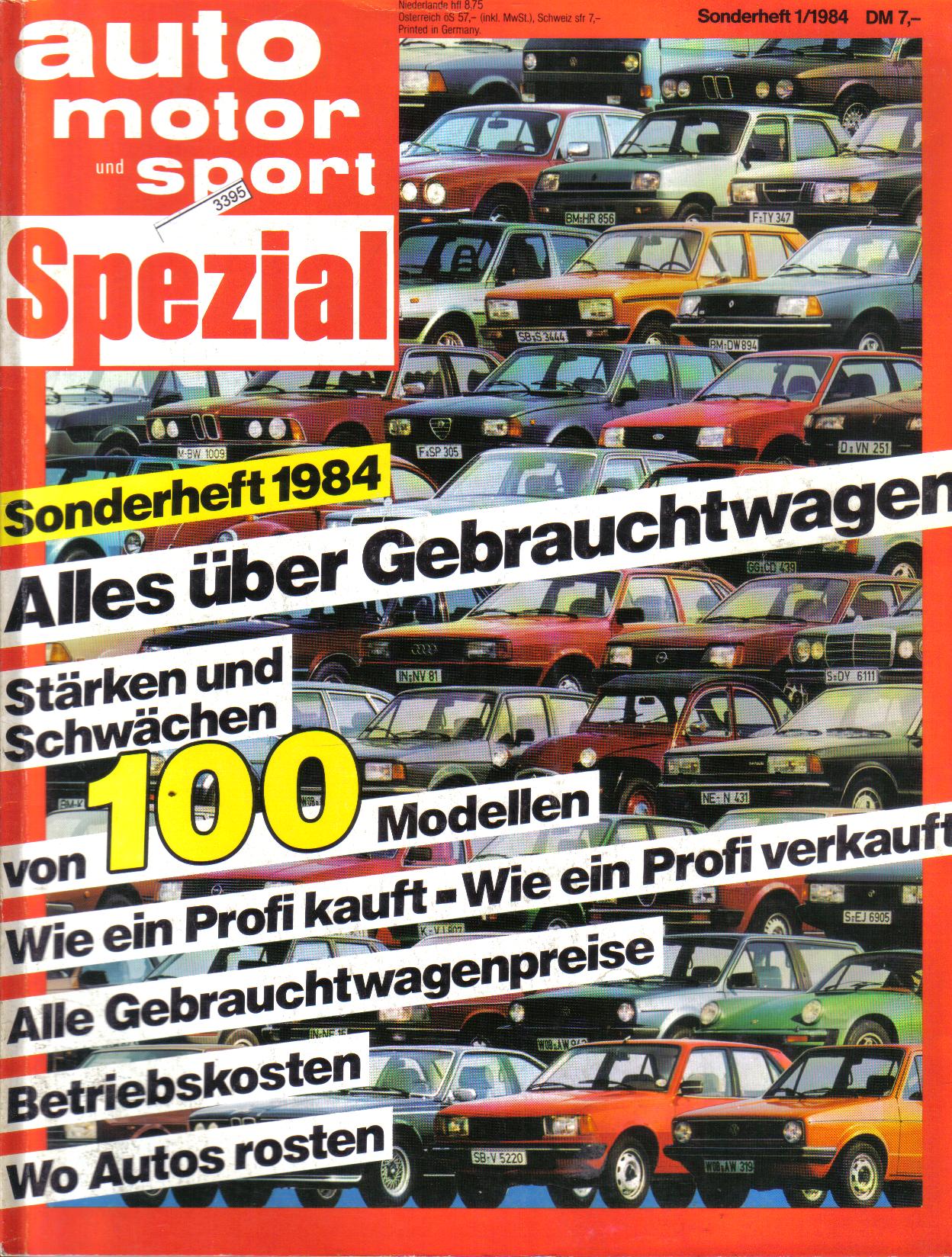 auto motor und  sport spezial  Sonderheft 1/ 1984