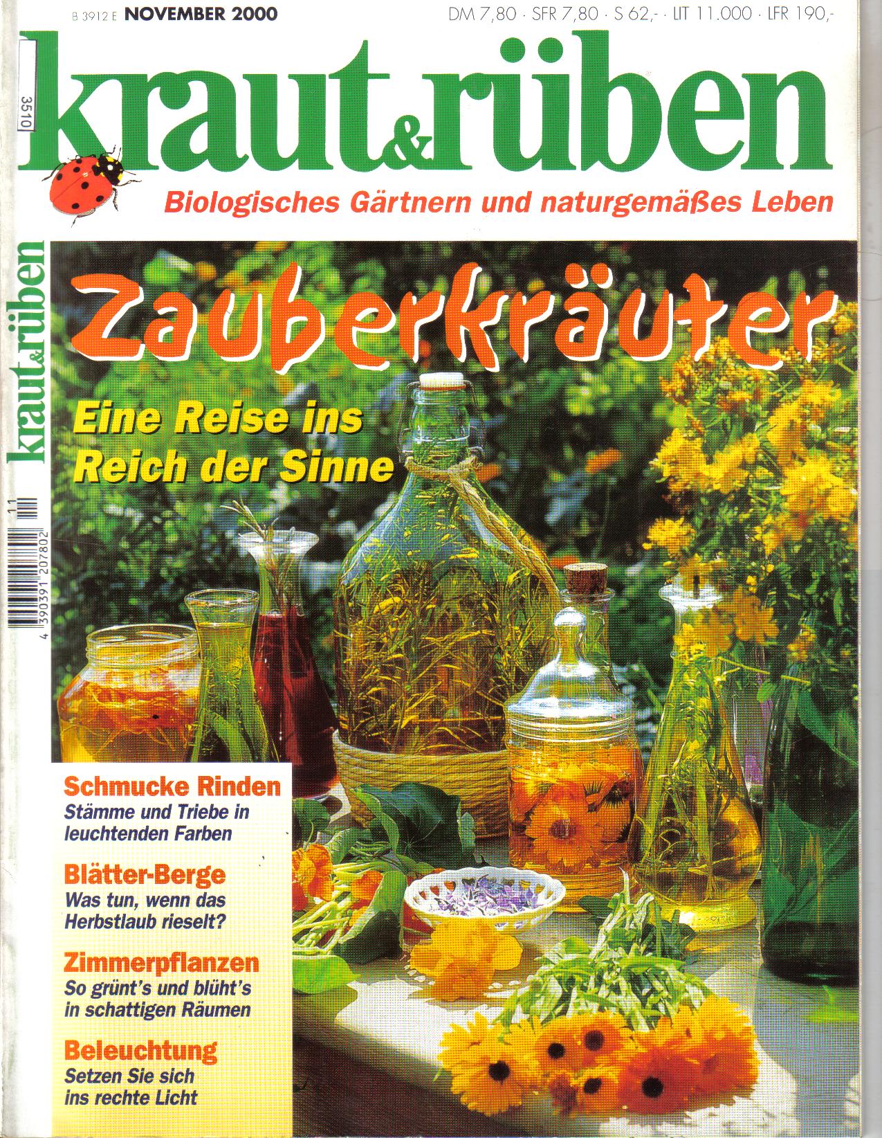 kraut & rueben  November 2000biologisch Gaertnern und naturgemaess Leben