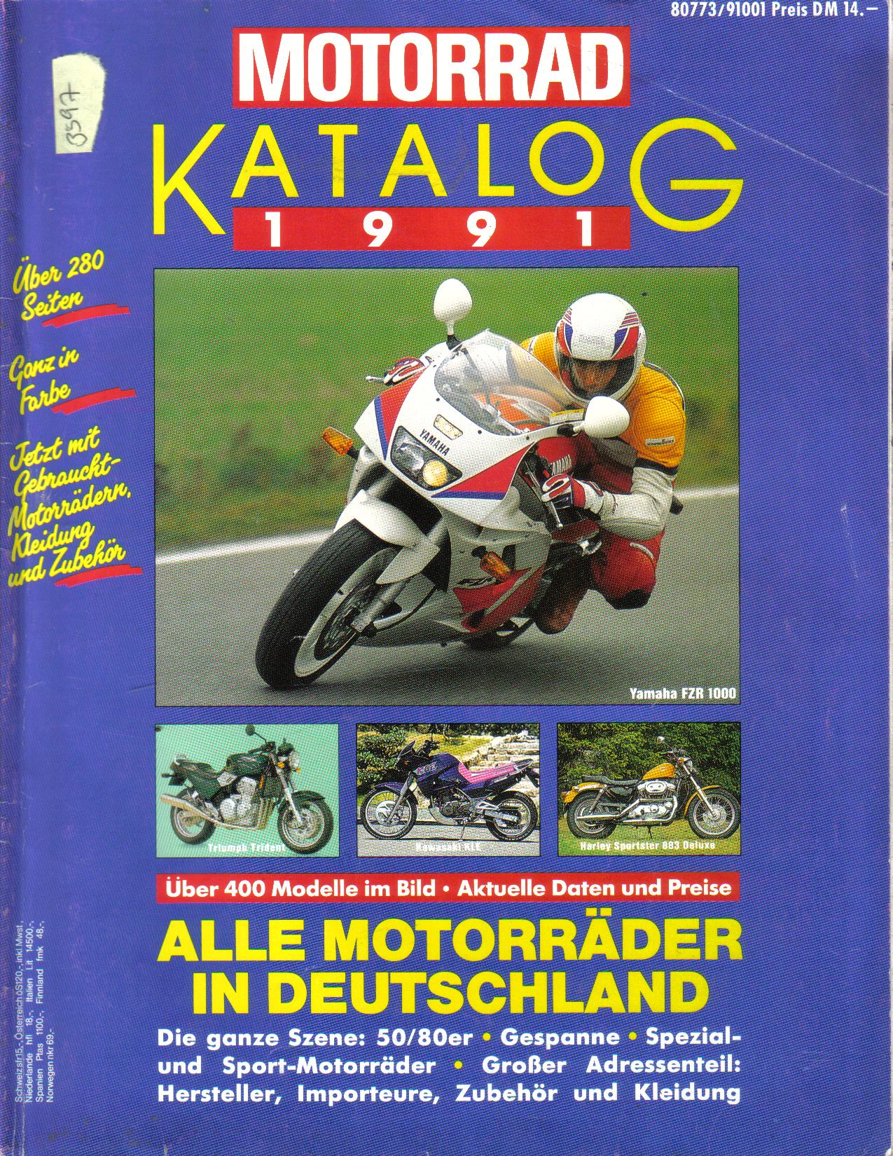 Motorrad Katalog 1991