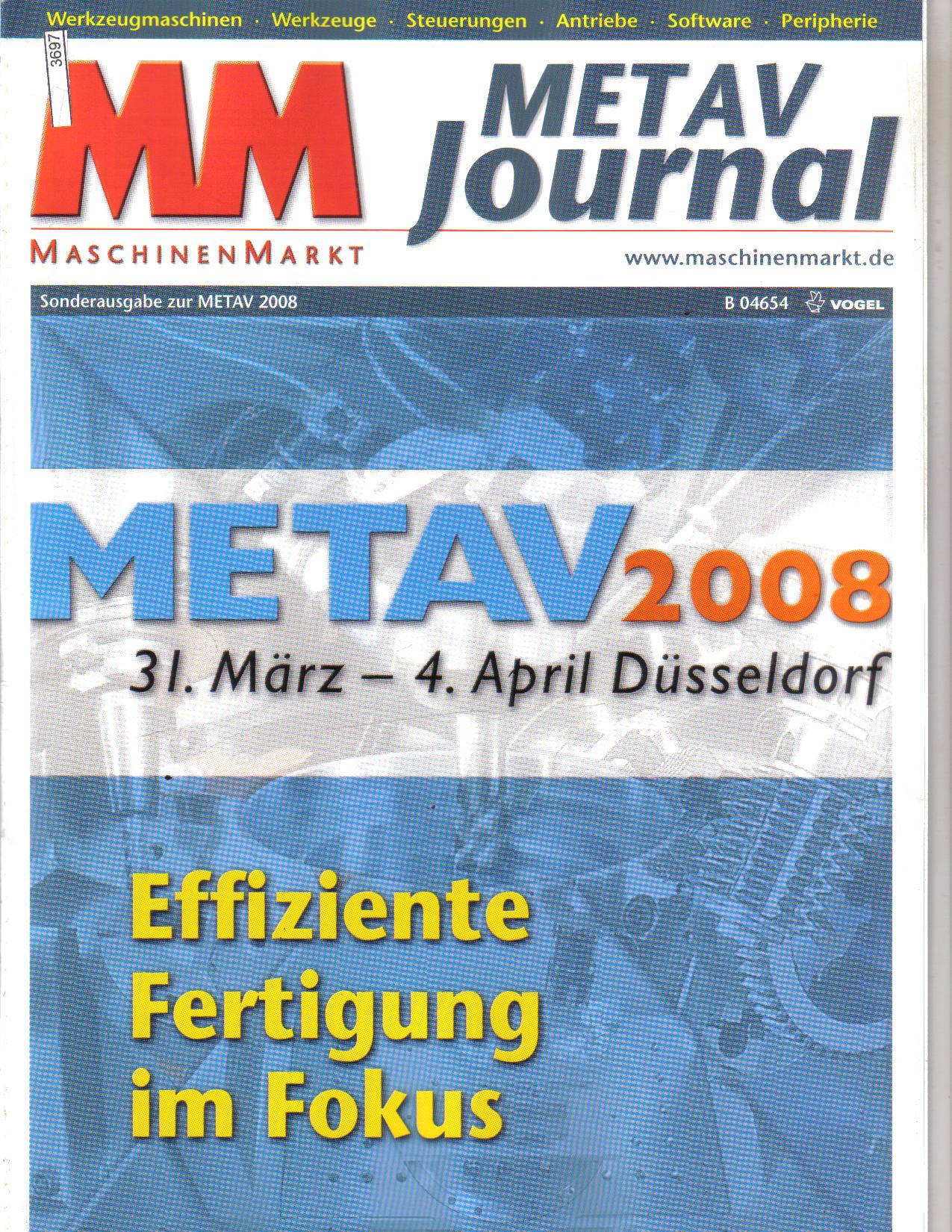 MM Metav JournalSonderausgabe zur Metav 2008