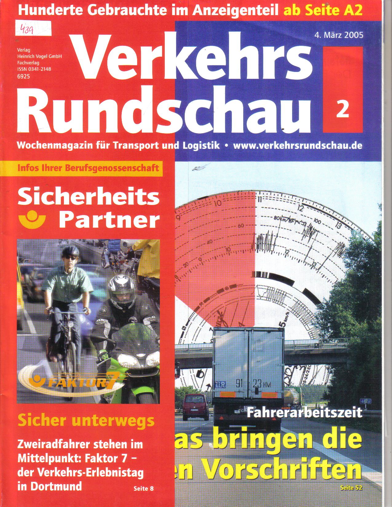 Verkehrs Rundschau 4.Maerz 2005