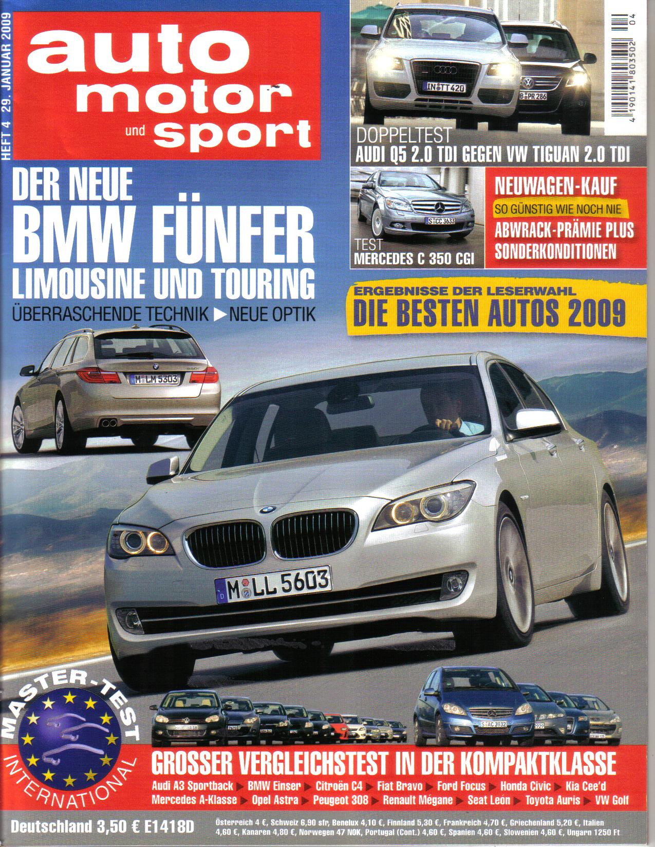 auto motor und sport Heft 4 29. Januar 2009