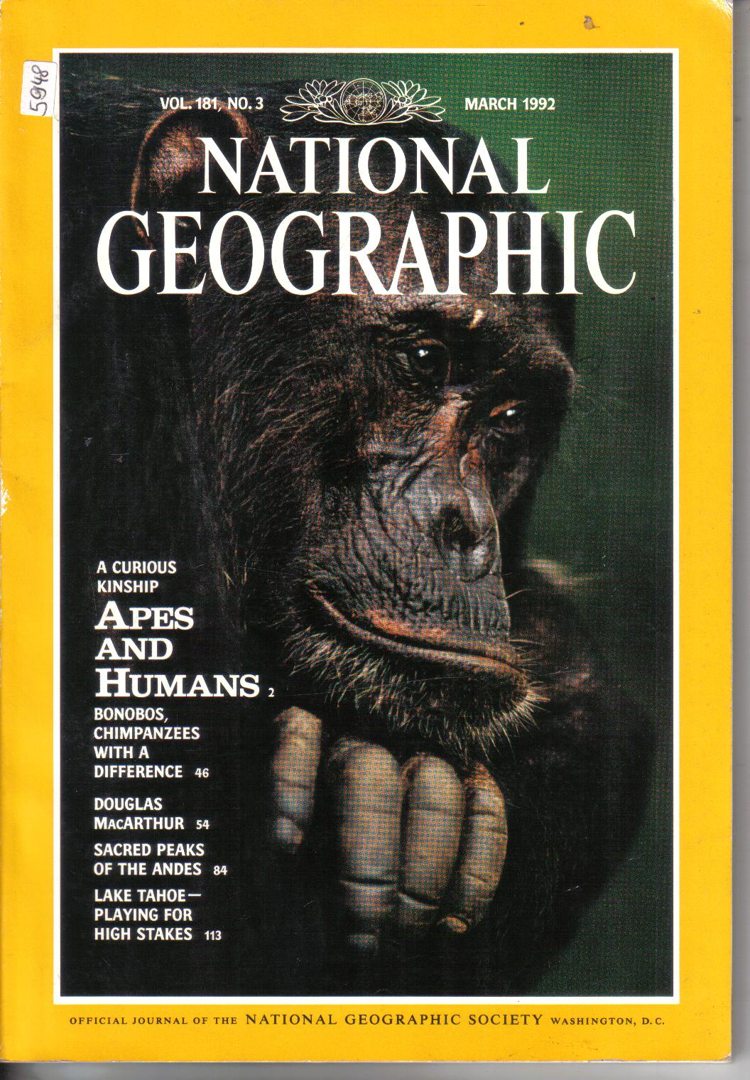 National Geographic march 1992
