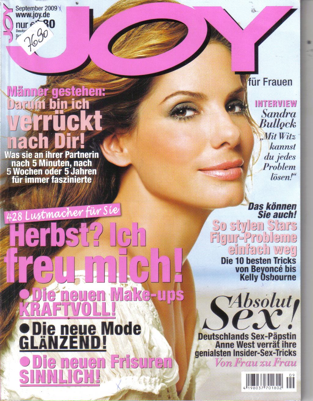 Joy Magazin fuer Frauen  September 2009