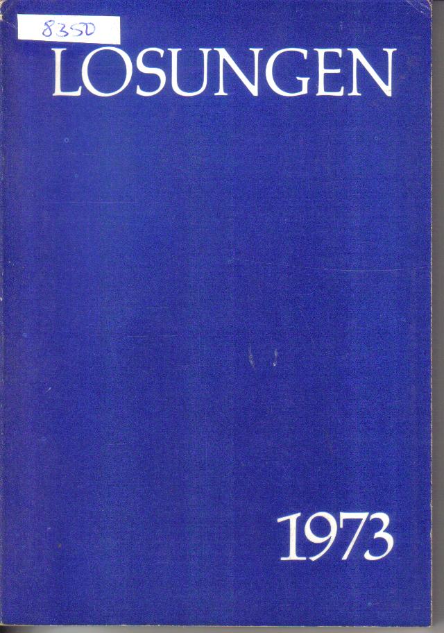 Losungen 1973